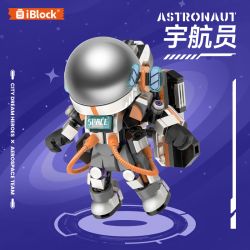 iBlock ib1106 Xếp hình lắp ráp ghép mô hình Đội Wangyu anh hùng trong mơ thành phố: Phi hành gia