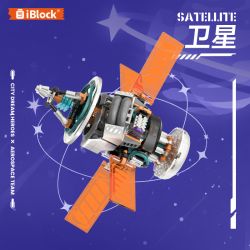 iBlock ib1109 Xếp hình lắp ráp ghép mô hình Đội hình anh hùng trong mơ thành phố Wangyu: Vệ tinh