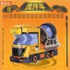 iBlock ib1104-2 Xếp hình lắp ráp ghép mô hình Đội công nghiệp nặng City Dream Heroes: Xe trộn
