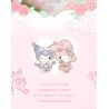 Gekkosha 803308 Xếp hình lắp ráp ghép mô hình Hình dáng cụm hoa Sanrio: Đêm đầy sao hoa hồng, Kurome