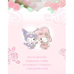 Gekkosha 803309 Xếp hình lắp ráp ghép mô hình Hình dáng chùm hoa Sanrio: Giai điệu ngôn ngữ sao hồng