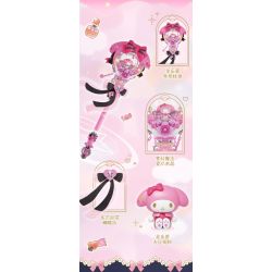 Gekkosha 803310 Xếp hình lắp ráp ghép mô hình Cây Đũa Thần Giấc Mơ Ngôi Sao Sanrio: Giai Điệu Năng Lượng Bột Ngọt Ngào