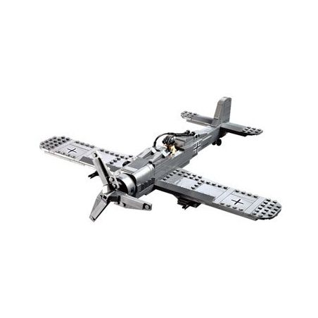 Kazi KY82005 82005 non  MÁY BAY CHIẾN ĐẤU bộ đồ chơi xếp lắp ráp ghép mô hình Century Military CENTURY MILITARY FW190 FIGHTER PLANE Quân Đội Thế Kỷ 299 khối