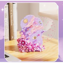 Gekkosha 804264 Xếp hình lắp ráp ghép mô hình Lịch Vạn Niên Hoa Tình Yêu: Hoa Cùng Bóng Bướm