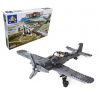 Kazi KY82005 82005 non  MÁY BAY CHIẾN ĐẤU bộ đồ chơi xếp lắp ráp ghép mô hình Century Military CENTURY MILITARY FW190 FIGHTER PLANE Quân Đội Thế Kỷ 299 khối
