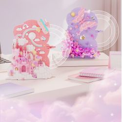 Gekkosha 804264 Xếp hình lắp ráp ghép mô hình Lịch Vạn Niên Hoa Tình Yêu: Hoa Cùng Bóng Bướm