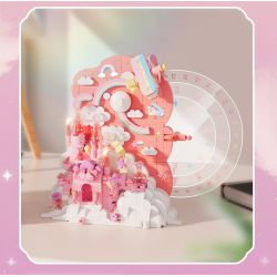 Gekkosha 804264 Xếp hình lắp ráp ghép mô hình Lịch Vạn Niên Hoa Tình Yêu: Hoa Cùng Bóng Bướm