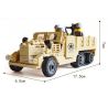 Kazi KY82003 82003 non  XE TẢI NỬA BÁNH XÍCH bộ đồ chơi xếp lắp ráp ghép mô hình Century Military CENTURY MILITARY M2 HALF TRACK Quân Đội Thế Kỷ 205 khối