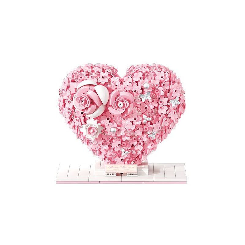 Wekki 517214 Xếp hình lắp ráp ghép mô hình Huayu: Lời nói chân thành của hoa