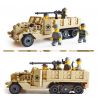 Kazi KY82003 82003 non  XE TẢI NỬA BÁNH XÍCH bộ đồ chơi xếp lắp ráp ghép mô hình Century Military CENTURY MILITARY M2 HALF TRACK Quân Đội Thế Kỷ 205 khối