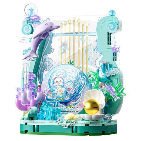 Gekkosha 802817 Xếp hình lắp ráp ghép mô hình Những ngôi sao trong mơ: Bài hát của đại dương của Otani Mei