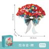 Gekkosha 802818 Xếp hình lắp ráp ghép mô hình Cầu nguyện bằng quạt hoa: Vẽ hồn cá chép mùa xuân