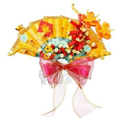Gekkosha 802819 Xếp hình lắp ráp ghép mô hình Cầu nguyện với quạt hoa: Hát cho gió nghe xuân