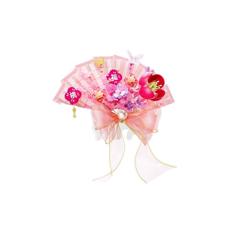 Gekkosha 802820 Xếp hình lắp ráp ghép mô hình Cầu Hoa Quạt: Say Hoa Bóng Đào