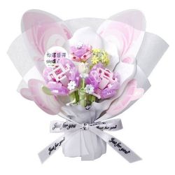 Gekkosha 802050 Xếp hình lắp ráp ghép mô hình Ngôn ngữ hoa bướm: Hồng vần hoa hồng