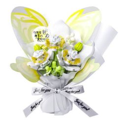 Gekkosha 802052 Xếp hình lắp ráp ghép mô hình Ngôn ngữ bướm: ngôn ngữ cây sơn tuyết trắng