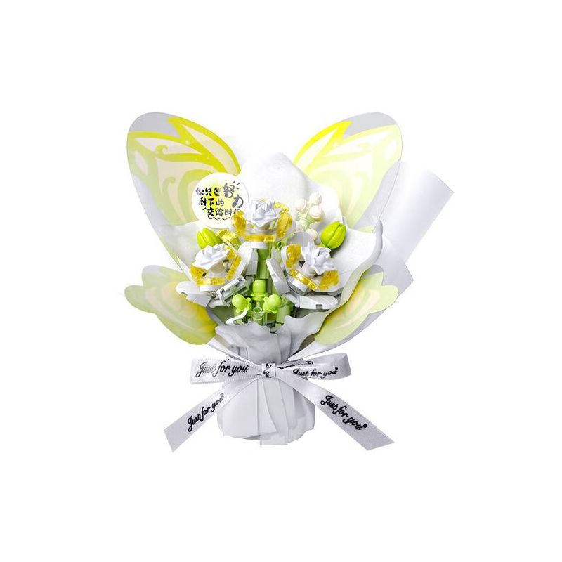 Gekkosha 802052 Xếp hình lắp ráp ghép mô hình Ngôn ngữ bướm: ngôn ngữ cây sơn tuyết trắng