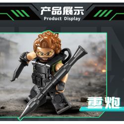 SEMBO 105169 Xếp hình lắp ráp ghép mô hình Hộp mù Delta Minifigure được tải lại lởm chởm