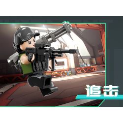 SEMBO 105169 Xếp hình lắp ráp ghép mô hình Hộp mù Delta Minifigure được tải lại lởm chởm