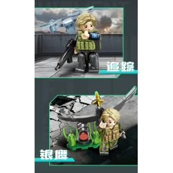 SEMBO 105169 Xếp hình lắp ráp ghép mô hình Hộp mù Delta Minifigure được tải lại lởm chởm