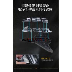 Keeppley 23048 Keeppley 23044 J-50 Xếp hình lắp ráp ghép mô hình Vũ khí quan trọng nhất của một cường quốc: Tiêm kích tàng hình thế hệ thứ sáu J-50 1:51