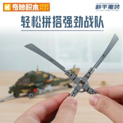 Keeppley 25008 Xếp hình lắp ráp ghép mô hình Thiết bị hạng nặng Hòa bình: Đội hình không quân 4 mẫu J-20 Weilong, J-15 Feisha, Yun-20 Kunpeng, Wuzhi-10 Thunderbolt