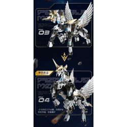 F5 F5-A0019 Xếp hình lắp ráp ghép mô hình Kế hoạch cơ khí: Máy biến thành Pegasus và trực tiếp biến thành cơ khí