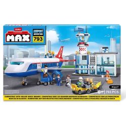 ZURU MAX 83167 Airport Xếp hình lắp ráp ghép mô hình SÂN BAY