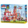 ZURU MAX 83165 Xếp hình lắp ráp ghép mô hình trạm cứu hỏa
