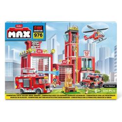 ZURU MAX 83165 Xếp hình lắp ráp ghép mô hình trạm cứu hỏa