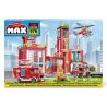ZURU MAX 83165 Xếp hình lắp ráp ghép mô hình trạm cứu hỏa