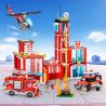 ZURU MAX 83165 Xếp hình lắp ráp ghép mô hình trạm cứu hỏa