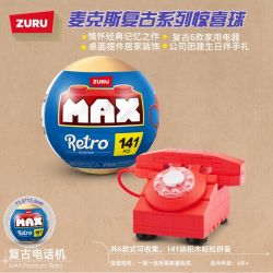 ZURU MAX 83185 Retro Xếp hình lắp ráp ghép mô hình quả bóng bất ngờ retro