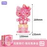 Gekkosha 803306 Xếp hình lắp ráp ghép mô hình Gia đình Sanrio: Ở bên tôi Cụm hoa Hello Kitty Xuất hiện