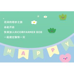 Gekkosha 803363 Xếp hình lắp ráp ghép mô hình Tìm kiếm cuộc phiêu lưu của kỳ lân giữa những bông hoa: Tiệc trà giữa những bông hoa Hộp nhạc