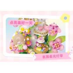 Gekkosha 803363 Xếp hình lắp ráp ghép mô hình Tìm kiếm cuộc phiêu lưu của kỳ lân giữa những bông hoa: Tiệc trà giữa những bông hoa Hộp nhạc