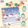 Gekkosha 803307 Xếp hình lắp ráp ghép mô hình Gia đình Sanrio: Hộp nhạc cây thông Noel mùa đông ấm áp