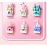 GUDI 40804 Castle Fridge Magnet Xếp hình lắp ráp ghép mô hình Nam châm tủ lạnh mini Castle