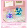 GUDI 40804 Castle Fridge Magnet Xếp hình lắp ráp ghép mô hình Nam châm tủ lạnh mini Castle