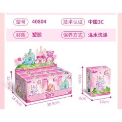 GUDI 40804 Castle Fridge Magnet Xếp hình lắp ráp ghép mô hình Nam châm tủ lạnh mini Castle