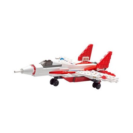 Kazi KY85005 85005 non  MÁY BAY CHIẾN ĐẤU bộ đồ chơi xếp lắp ráp ghép mô hình City Thành Phố 120 khối