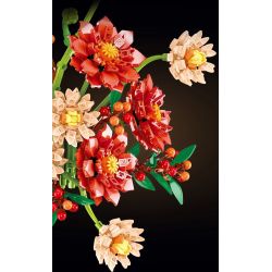 JIESTAR JJ9249 Dahlia Xếp hình lắp ráp ghép mô hình thược dược