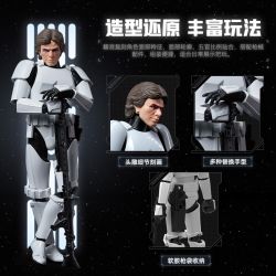 BLOKEES 75803 Xếp hình lắp ráp ghép mô hình Han Solo Stormtrooper cải trang dạng Beyond Edition SWCC03