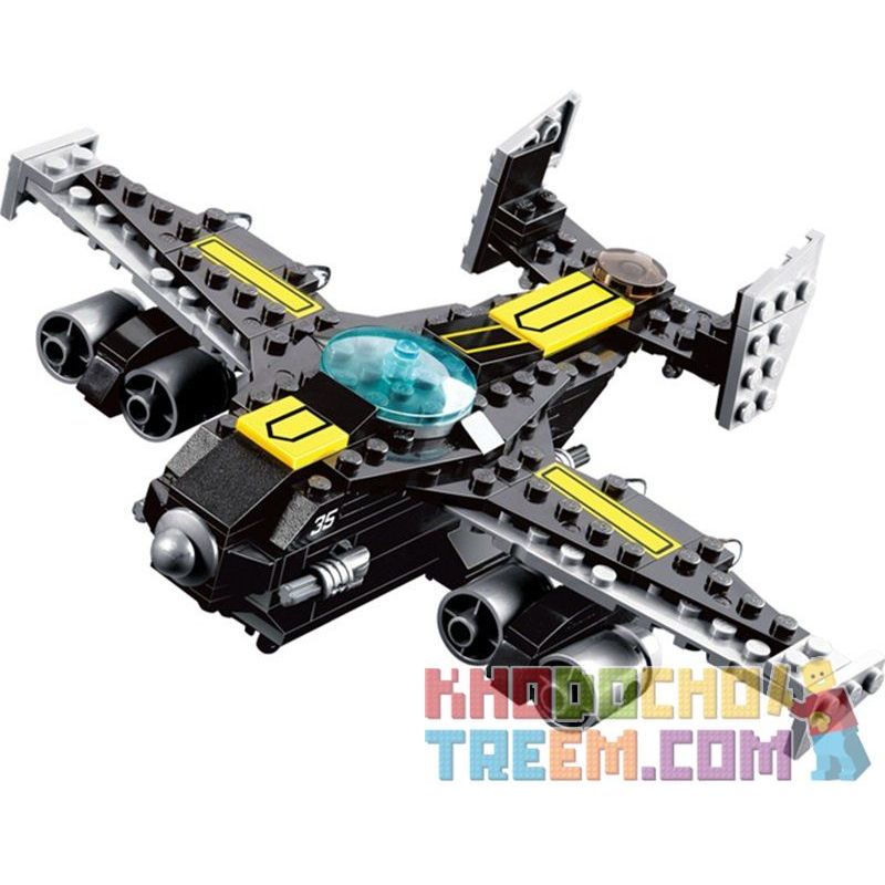 Kazi KY81016 81016 non  MÁY BAY CHIẾN ĐẤU bộ đồ chơi xếp lắp ráp ghép mô hình Red Alert 3 RED ALERT 3 PLONEER ARMED COMBAT CRAFT MACHINE Báo Động Đỏ 3 176 khối