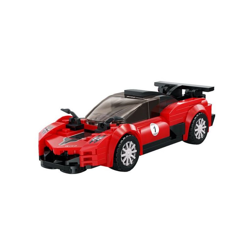 CaDA DoubleE C55059 Xếp hình lắp ráp ghép mô hình Linh Phong cánh đỏ 1:32