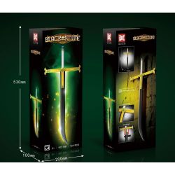 DK 1541 Black Knife Xếp hình lắp ráp ghép mô hình One Piece: Đêm kiếm đen