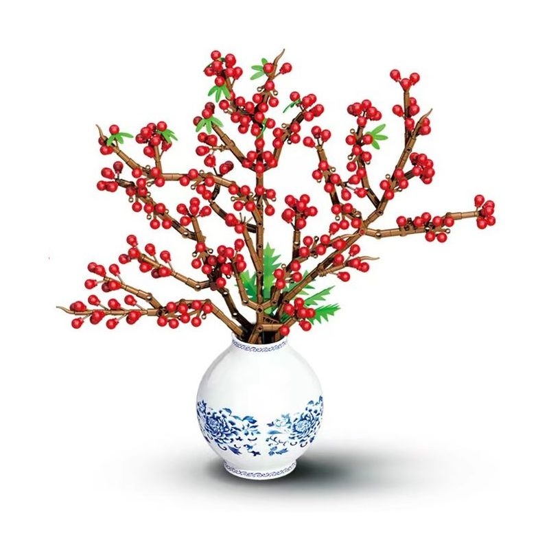 DK 3040 Black Knife Xếp hình lắp ráp ghép mô hình Mận sáp đỏ