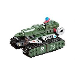 Kazi KY81012 81012 non  XE PHÓNG TÊN LỬA BÁNH XÍCH bộ đồ chơi xếp lắp ráp ghép mô hình Red Alert 3 RED ALERT 3 V4 ROCKET LAUNCHER Báo Động Đỏ 3 170 khối