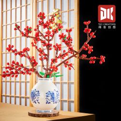 DK 3040 Black Knife Xếp hình lắp ráp ghép mô hình Mận sáp đỏ