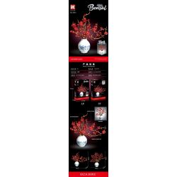 DK 3040 Black Knife Xếp hình lắp ráp ghép mô hình Mận sáp đỏ